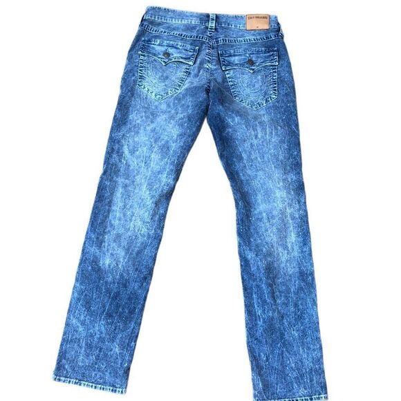 True Religion Jeans Size 32 GENO FLAP T Blue - Picture 7 of 9